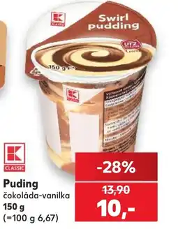 Kaufland Puding čokoláda-vanilka nabídka