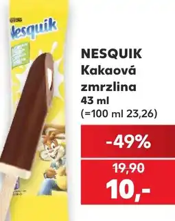 Kaufland NESQUIK Kakaová zmrzlina nabídka
