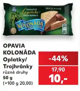 Kaufland OPAVIA KOLONÁDA Oplatky/ Trojhránky nabídka