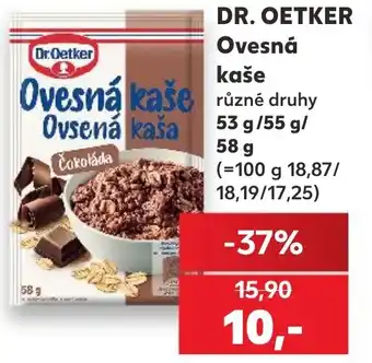 Kaufland DR. OETKER Ovesná kaše nabídka
