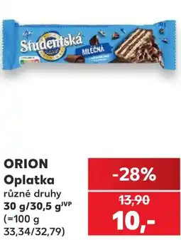 Kaufland ORION Oplatka nabídka