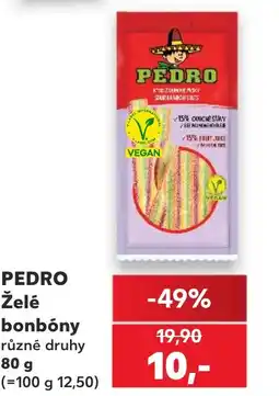 Kaufland PEDRO Želé bonbóny nabídka