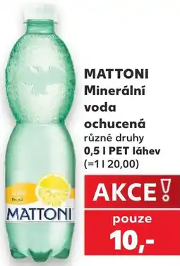 Kaufland MATTONI Minerální voda ochucená nabídka