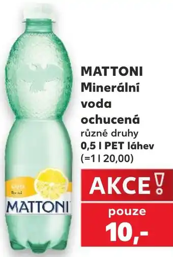 Kaufland MATTONI Minerální voda ochucená nabídka