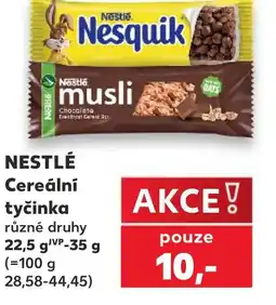 Kaufland NESTLÉ Cereální tyčinka nabídka
