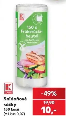 Kaufland Snídaňové sáčky nabídka