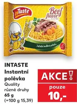 Kaufland INTASTE Instantní polévka nabídka