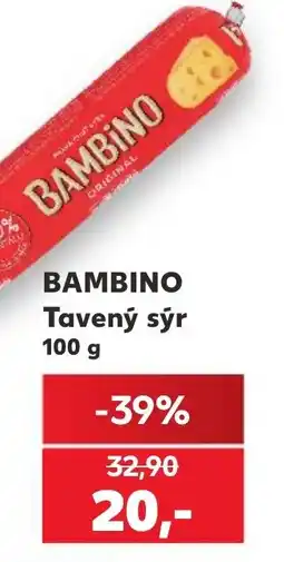 Kaufland BAMBINO Tavený sýr nabídka
