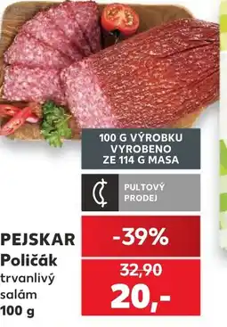 Kaufland PEJSKAR Poličák nabídka