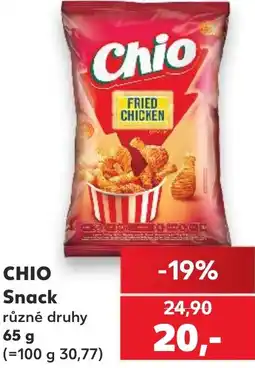 Kaufland CHIO Snack nabídka