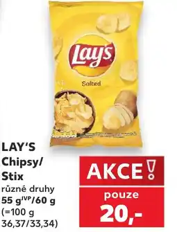 Kaufland LAY'S Chipsy/ Stix nabídka