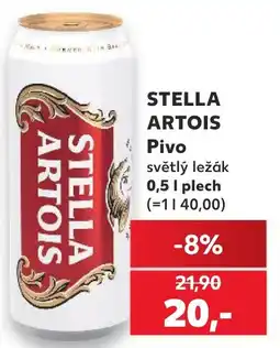 Kaufland STELLA ARTOIS Pivo nabídka