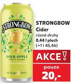 Kaufland STRONGBOW Cider nabídka