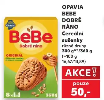 Kaufland OPAVIA BEBE DOBRÉ RÁNO Cereální sušenky nabídka