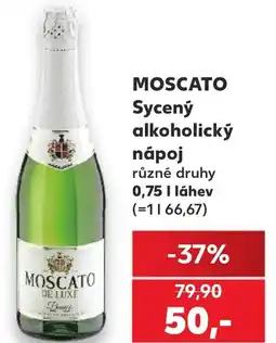 Kaufland MOSCATO Sycený alkoholický nápoj nabídka