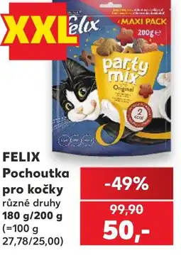 Kaufland FELIX Pochoutka pro kočky nabídka