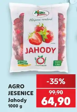 Kaufland AGRO JESENICE Jahody nabídka