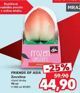 Kaufland FRIENDS OF ASIA Zmrzlina nabídka
