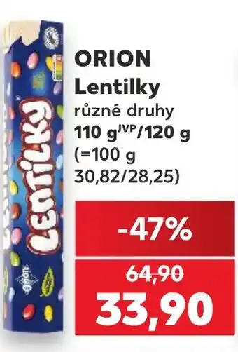 Kaufland ORION Lentilky nabídka
