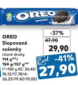 Kaufland OREO Slepované sušenky nabídka