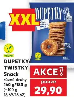 Kaufland DUPETKY TWISTKY Snack nabídka