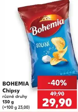 Kaufland BOHEMIA Chipsy nabídka