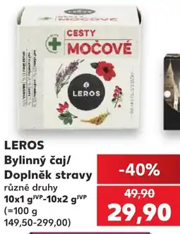 Kaufland LEROS Bylinný čaj/ Doplněk stravy nabídka