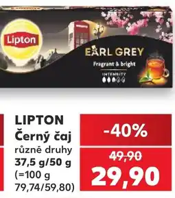 Kaufland LIPTON Černý čaj nabídka