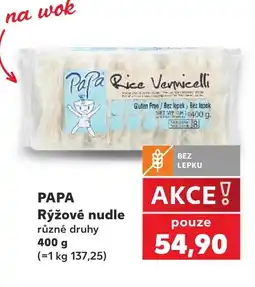 Kaufland PAPA Rýžové nudle nabídka