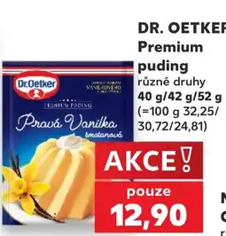 Kaufland DR. OETKER Premium puding nabídka
