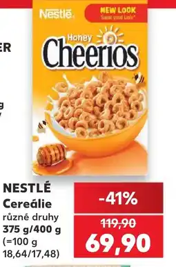 Kaufland NESTLÉ Cereálie nabídka