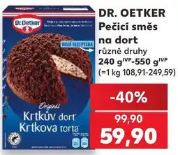 Kaufland DR. OETKER Pečicí směs na dort nabídka