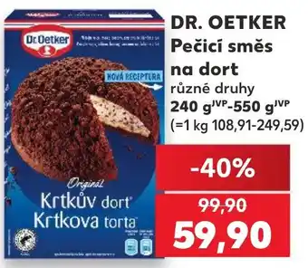 Kaufland DR. OETKER Pečicí směs na dort nabídka