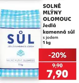 Kaufland SULNE MLINY OLOMOUC Jedlá kamenná sůl nabídka