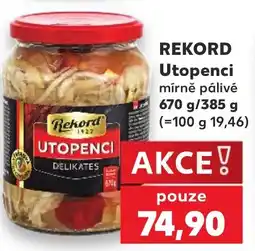 Kaufland REKORD Utopenci nabídka