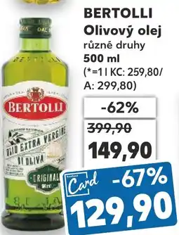 Kaufland BERTOLLI Olivový olej nabídka