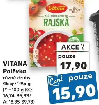 Kaufland VITANA Polévka nabídka