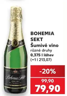 Kaufland BOHEMIA SEKT Šumivé víno nabídka