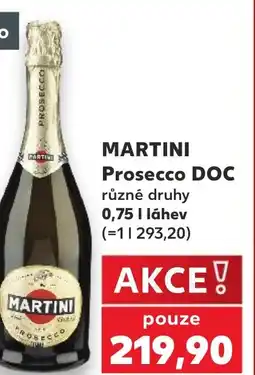 Kaufland MARTINI Prosecco DOC nabídka