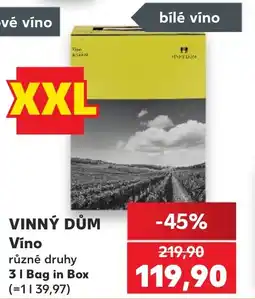 Kaufland VINNÝ DŮM Víno nabídka