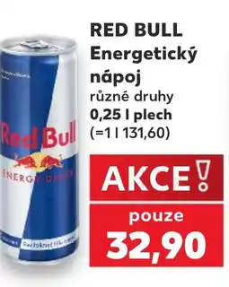 Kaufland RED BULL Energetický nápoj nabídka