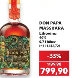 Kaufland DON PAPA MASSKARA Lihovina 40% nabídka