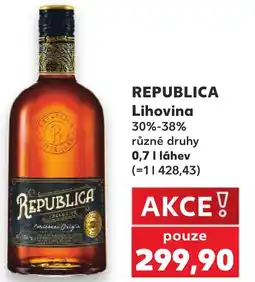 Kaufland REPUBLICA Lihovina 30%-38% nabídka