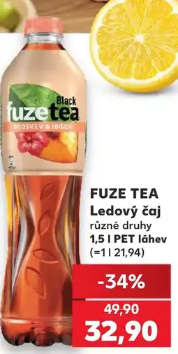 Kaufland FUZE TEA Ledový čaj nabídka