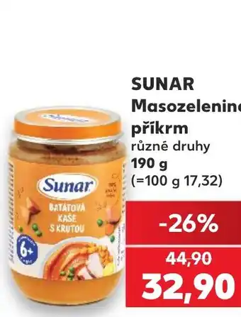 Kaufland SUNAR Masozeleninový příkrm nabídka