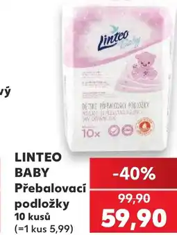 Kaufland LINTEO BABY Přebalovací podložky nabídka