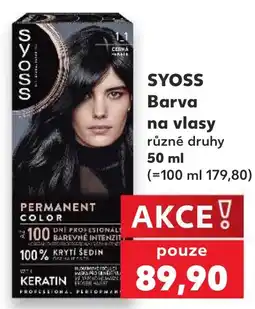 Kaufland SYOSS Barva na vlasy nabídka