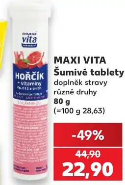 Kaufland MAXI VITA Šumivé tablety nabídka