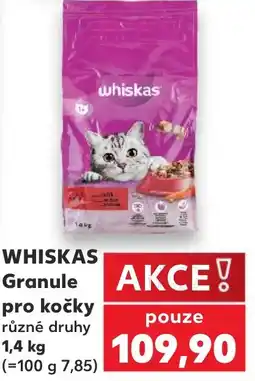 Kaufland WHISKAS Granule pro kočky nabídka