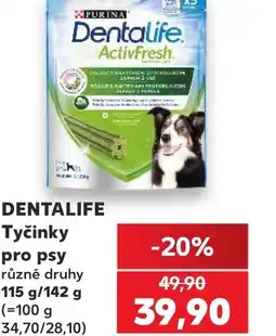 Kaufland DENTALIFE Tyčinky pro psy nabídka